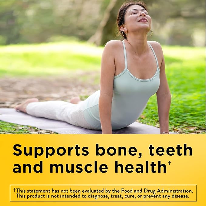 Nature Made Vitamin D3 1000 IU (25 mcg), Vitamin D Supplement for Bone, Teeth, Muscle and Immune Health Support, 180 Softgels, 180 Day Supply
