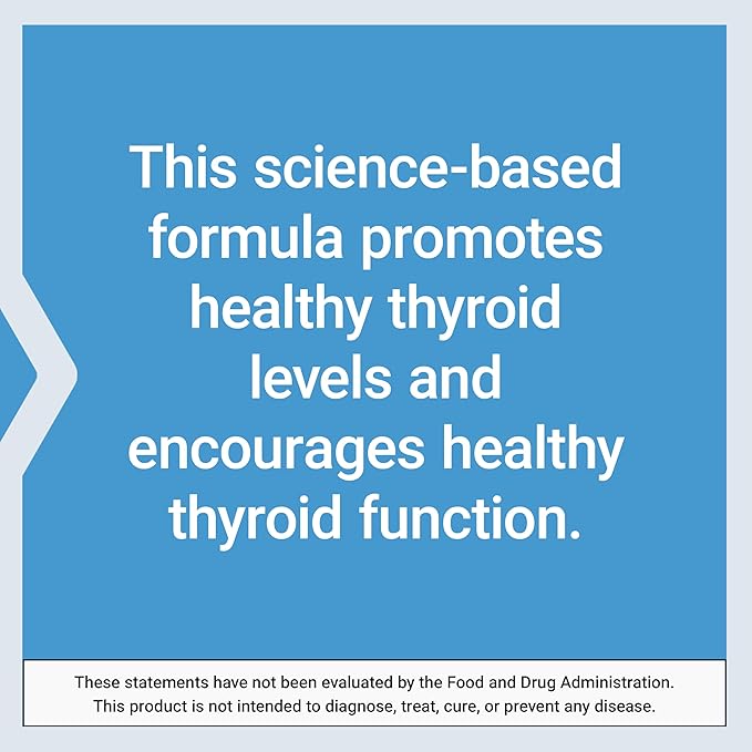 Life Extension Thyroid Support Complex - Thyroid Health Support Supplement with Vitamins A, B, Iodine, Magnesium, L-Tyrosine, Ashwagandha & Ginseng for Energy – Non-GMO, Gluten-Free - 60 Capsules