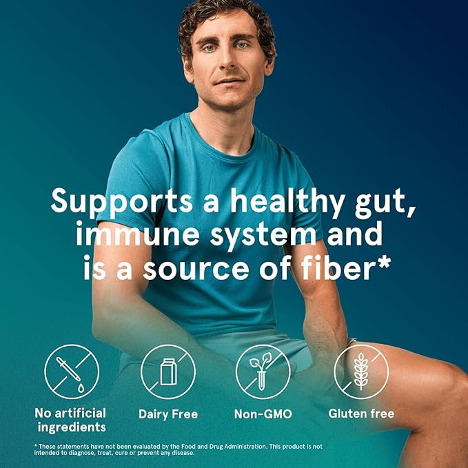 Puori Probiotics and Prebiotics Dietary Supplement - 13 Billion CFU x 30 Servings - Support Immune and Digestive Health - Fiber 4g, Vitamin C 200mg - SB3 Bifidobacterium, Lactobacillus Fermentum