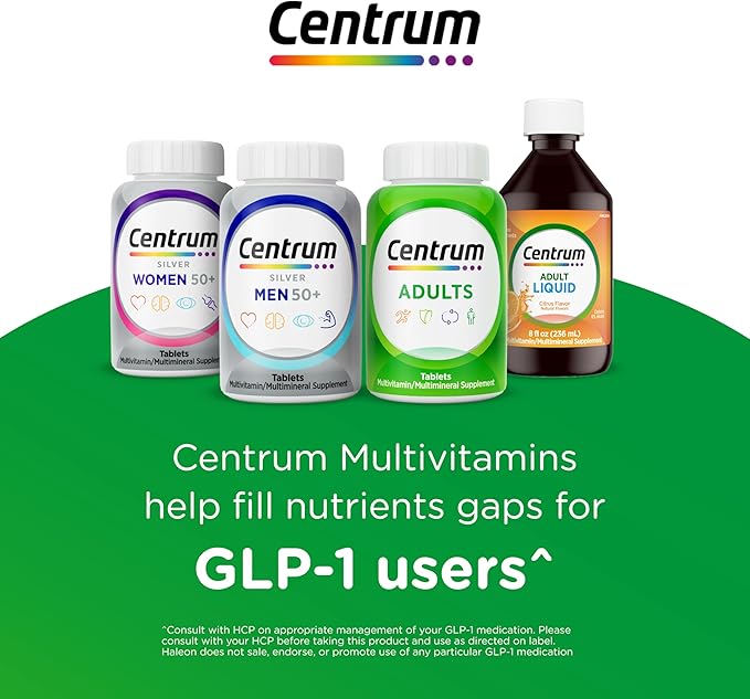 Centrum Minis Silver Women's Multivitamin for Women 50 Plus, Multimineral Supplement with Vitamin D3, B Vitamins, Non-GMO Ingredients, Supports Memory and Cognition in Older Adults - 280 Ct