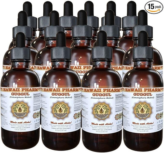 Guggul (Commiphora Mukul) Liquid Extract 15x4 oz