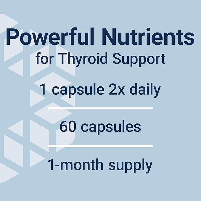 Life Extension Thyroid Support Complex - Thyroid Health Support Supplement with Vitamins A, B, Iodine, Magnesium, L-Tyrosine, Ashwagandha & Ginseng for Energy – Non-GMO, Gluten-Free - 60 Capsules