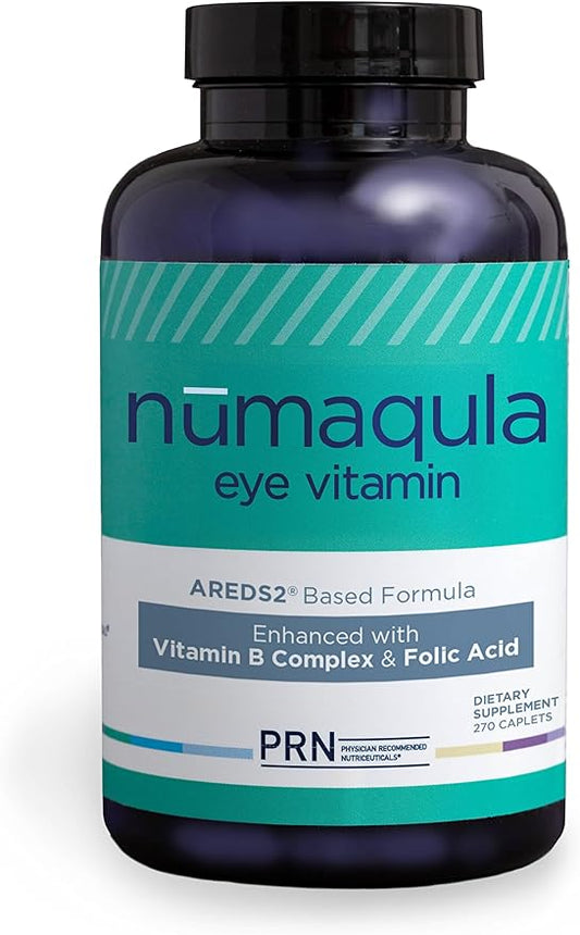 PRN nūmaqula Vitamin – AREDS2 Based Eye Vitamins with Lutein & Zeaxanthin for Advanced Macular Support – Unique Enhancements Like B Complex & Vitamin E for Extensive Eye Care- 3 Month Supply