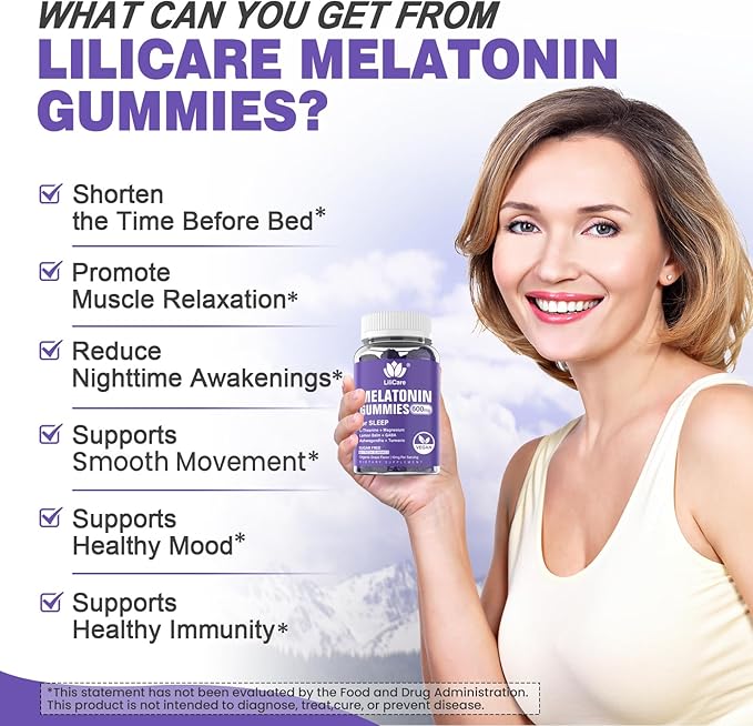 Melatonin Gummies 10mg 20mg for Adults, Extra Strength with L-Theanine, Ashwagandha, Magnesium, Turmeric, GABA, Lemon Balm and Chamomile for Supports Health Circadian Rhythm, Vegan Grape Flavor