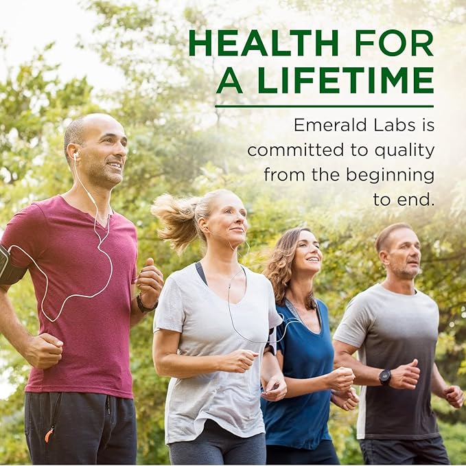EMERALD LABS Vitamin D3+K2 - Vitamin D & VitalDelta MK-7 for Bone Health & Heart Support* - Vegetarian, Gluten-Free, Clinical Potency - 60 Vegetable Capsules