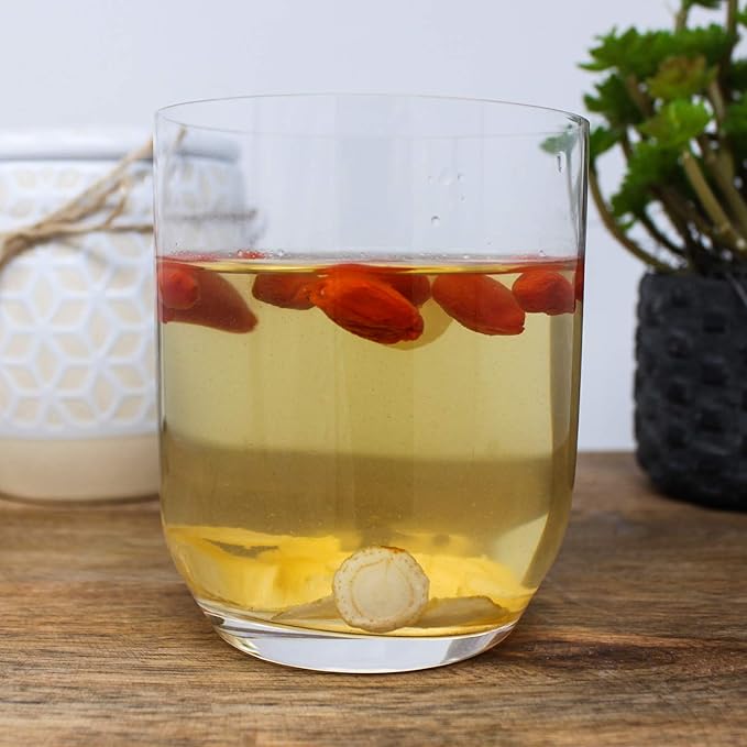 2 Boxes of American Ginseng Slices from Wisconsin,American Wisconsin Ginseng Slices Root for Tea, Energy for Men Women Mental Health Boosts Immunity, Gluten Free, 花旗參/西洋參Small Round 2Boxes of 4oz, 8oz