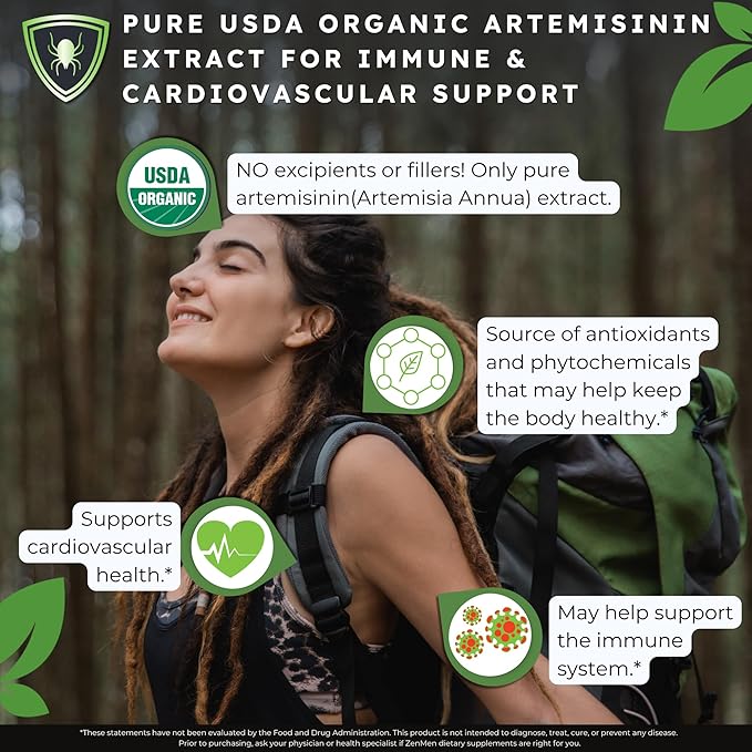 Zenmen Herbal Cleanse Tincture - Green Black Walnut, Sweet Wormwood & Garlic Bundle