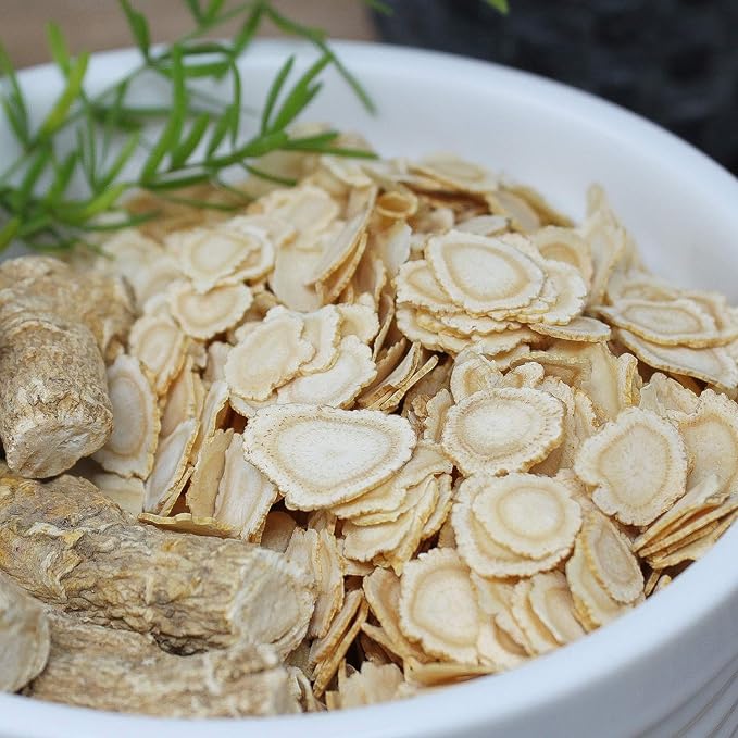 4 Boxes of American Ginseng Slices from Wisconsin,American Wisconsin Ginseng Slices Root for Tea, Energy for Men Women Mental Health Boosts Immunity, Gluten Free 花旗參, Small Round,16oz