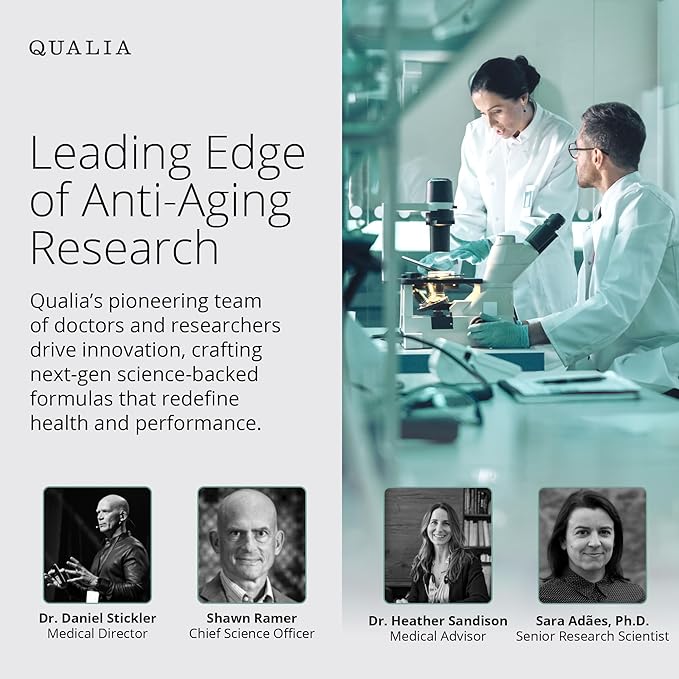 NEUROHACKER COLLECTIVE Qualia Senolytic Supplement, Fisetin,Quercetin,Piperlongumin&More,Aging Supplement - Supports Optimal Cell Repair&Rejuvenation,Naturally Eliminate Zombie Cells,1 Month Supply