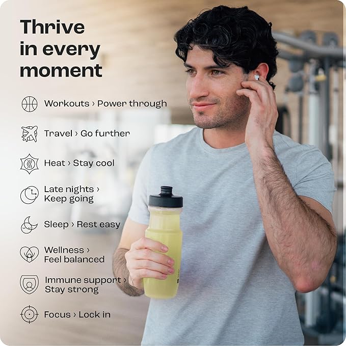 KEY NUTRIENTS Multivitamin Electrolytes Powder No Sugar - Refreshing Lemonade Electrolyte Powder - Sodium & Energy Supplement - Hydration Powder - No Calories - 90 Servings - Made in USA