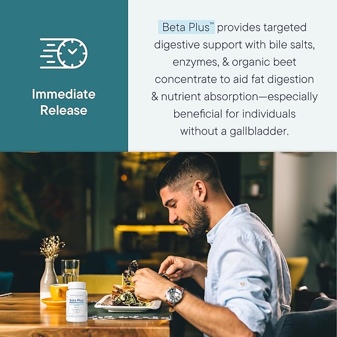 Biotics Research Beta-Plus™ Nutritional Ox Bile Salts Digestive Enzymes Supplement For Bile Production For No Gallbladder-Supports Overall Liver Function, Aids Fat Digestion, Supplies Betaine 180 Tabs