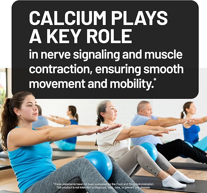 NatureWise Calcium Citrate 500mg Capsules - Supplement for Bone Health - Easy to Digest & Absorb - Vegan, Non-GMO, Gluten-Free - 90 Count[30-Day Supply]