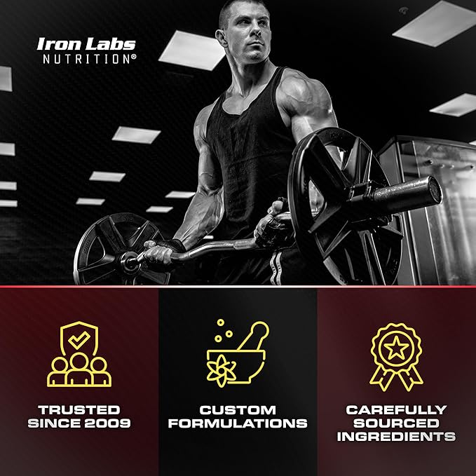 Iron Labs Nutrition Testo Gummies for Men (60 Gummies) - High Strength Booster for Men - Mixed Berry Flavor - Features Maca, Ginseng, Zinc and Selenium - Sugar Free & Vegan Suitable