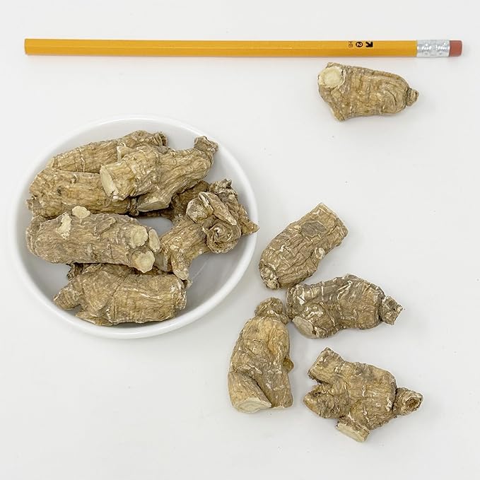 DOL Hand Selected Cultivated Wisconsin American Ginseng Pearl Ginseng 花旗参/西洋参 精选珍珠参 - in Box. (Large 4oz/Box*2)