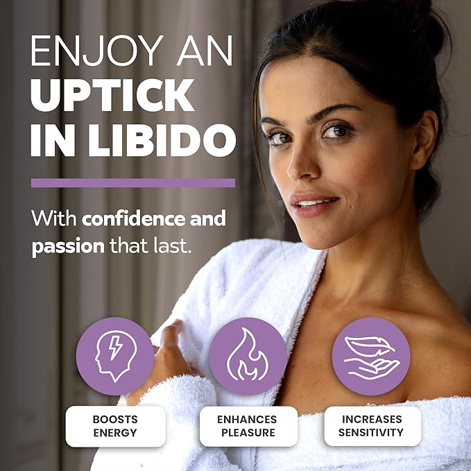 Libido Enhancer Supplement - Female Libido Booster for Women - Drive, Energy, Mood, Intimacy and Performance Enhancement Pills - with Maca Root, Ashwagandha, Dong Quai - 60 ct
