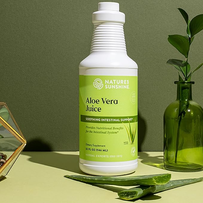 Nature's Sunshine Aloe Vera Juice 32 Fl Oz