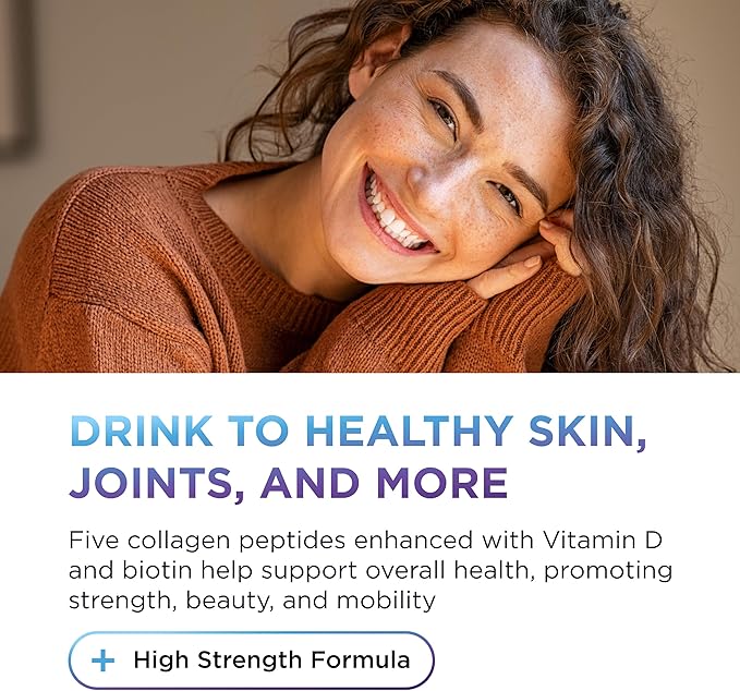 DR. EMIL NUTRITION Multi Collagen Peptides Plus Biotin and Vitamin D | Biotin & Collagen Supplements | Hair Skin & Nails | Biotin Pills Hair Growth | 60 Servings